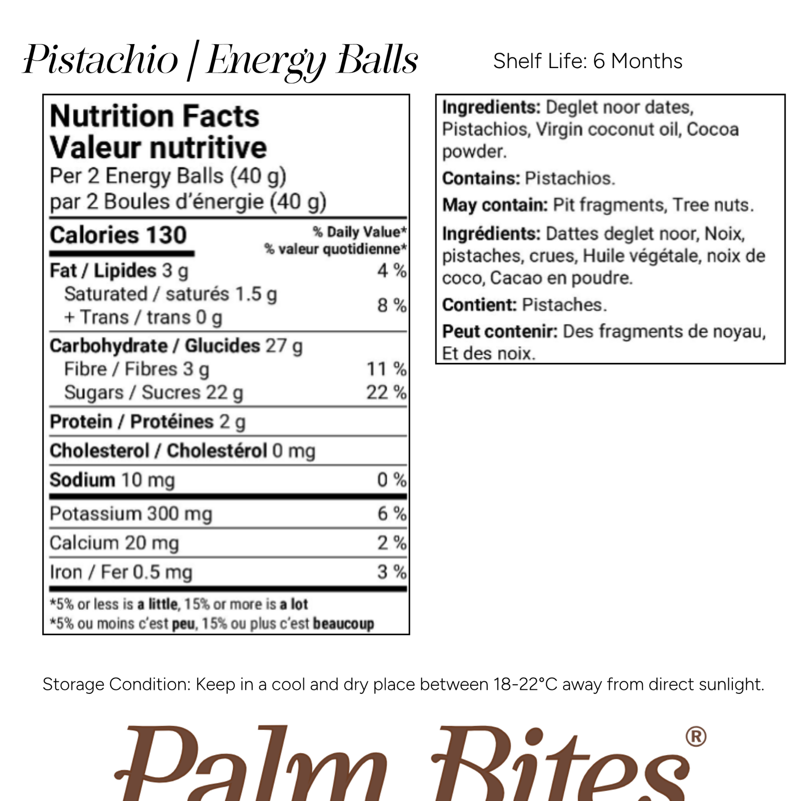 Nutrition facts