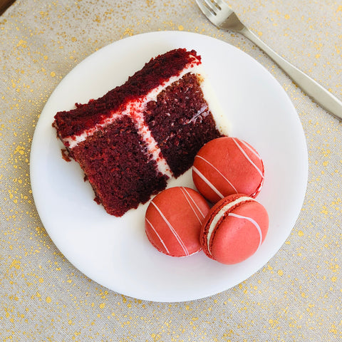 Red Velvet Macarons