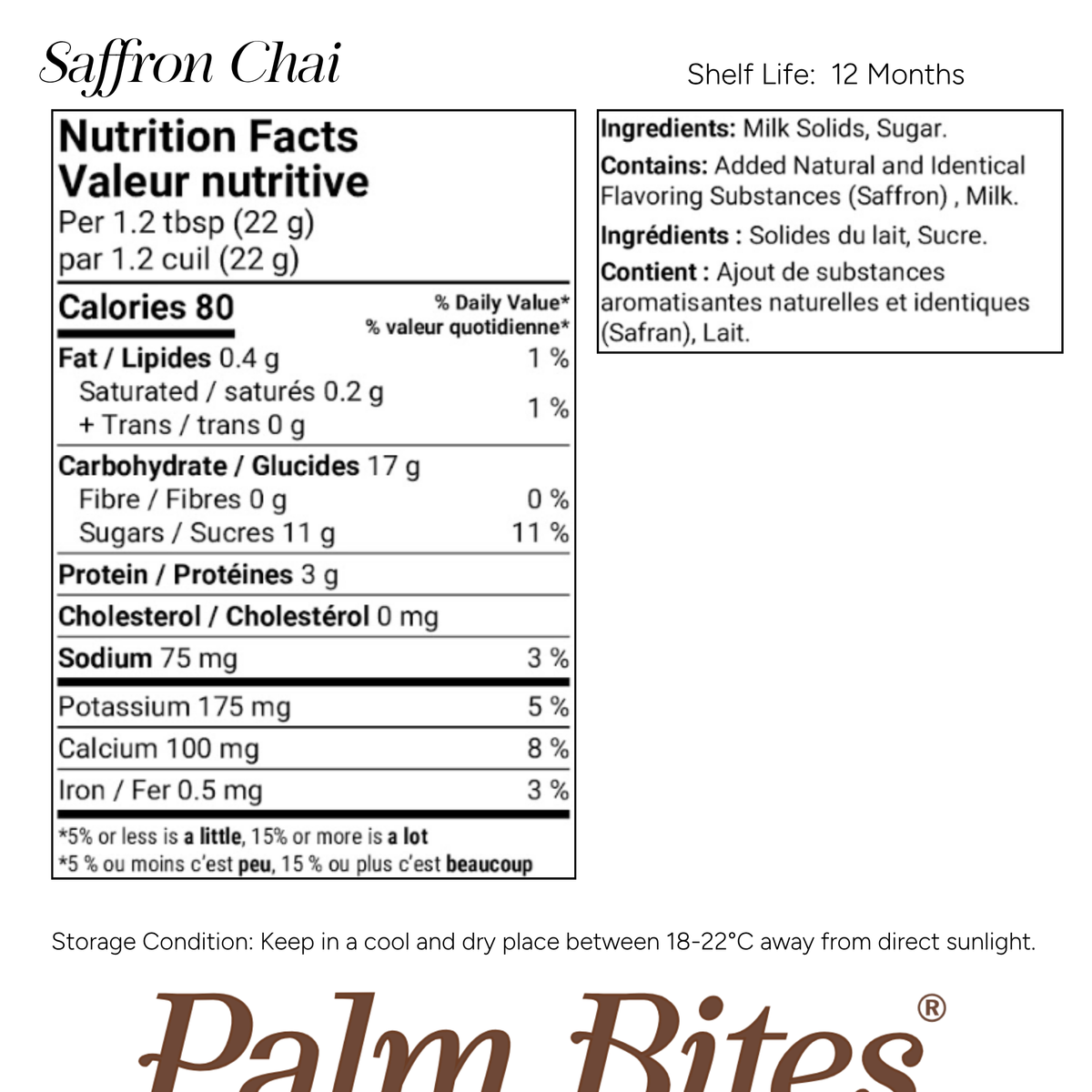 Nutritional information