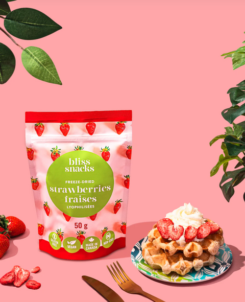 Bliss Snacks - Freeze-Dried Strawberry Slices