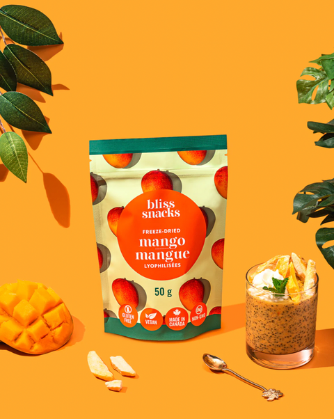 Bliss Snacks - Freeze-Dried Mango Slices