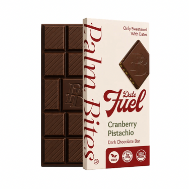 Cranberry Pistachio Date Fuel Chocolate Bar