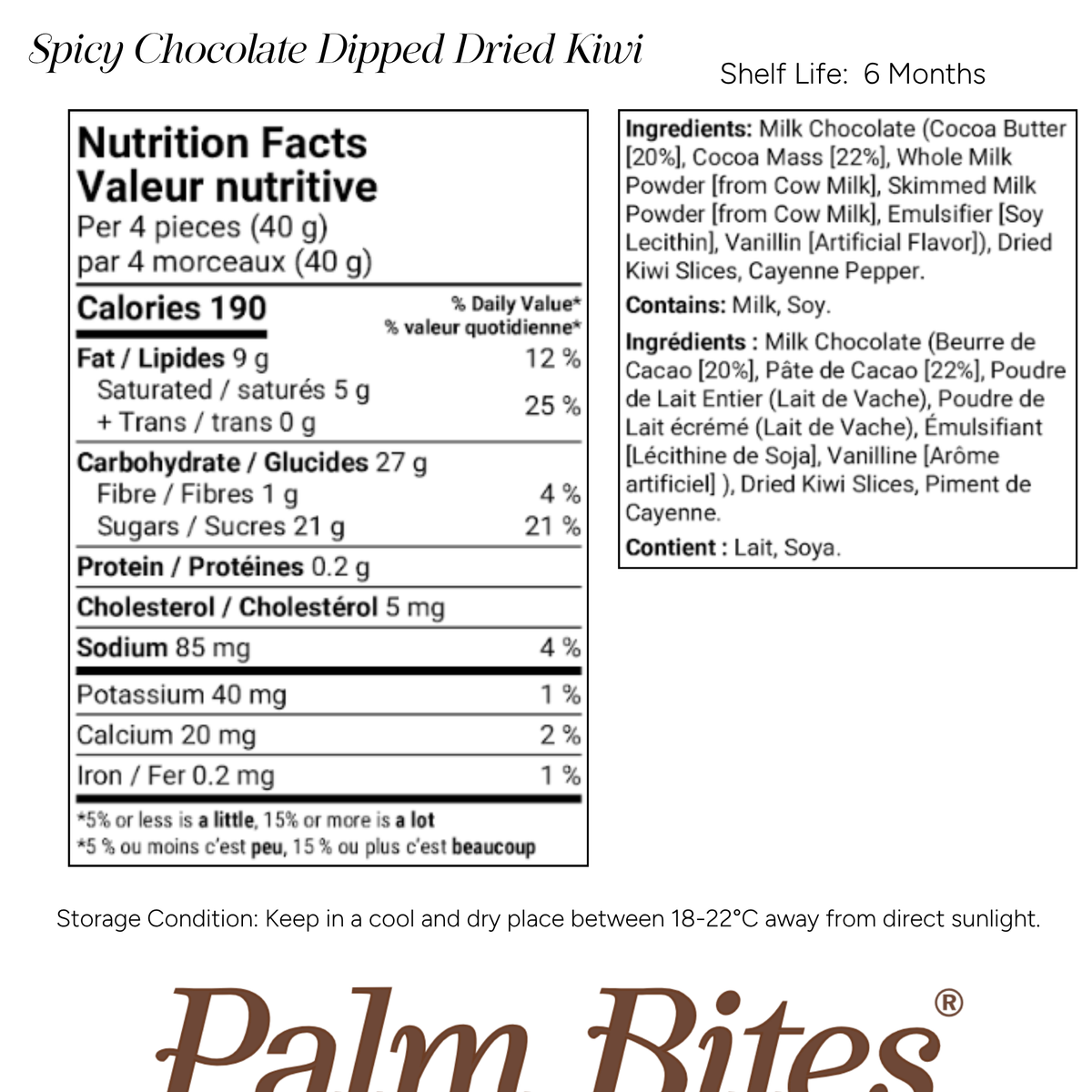Nutritional information