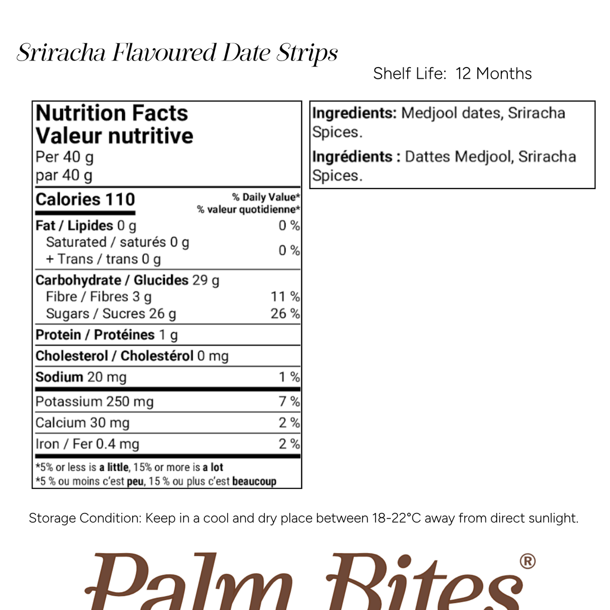 Nutritional information