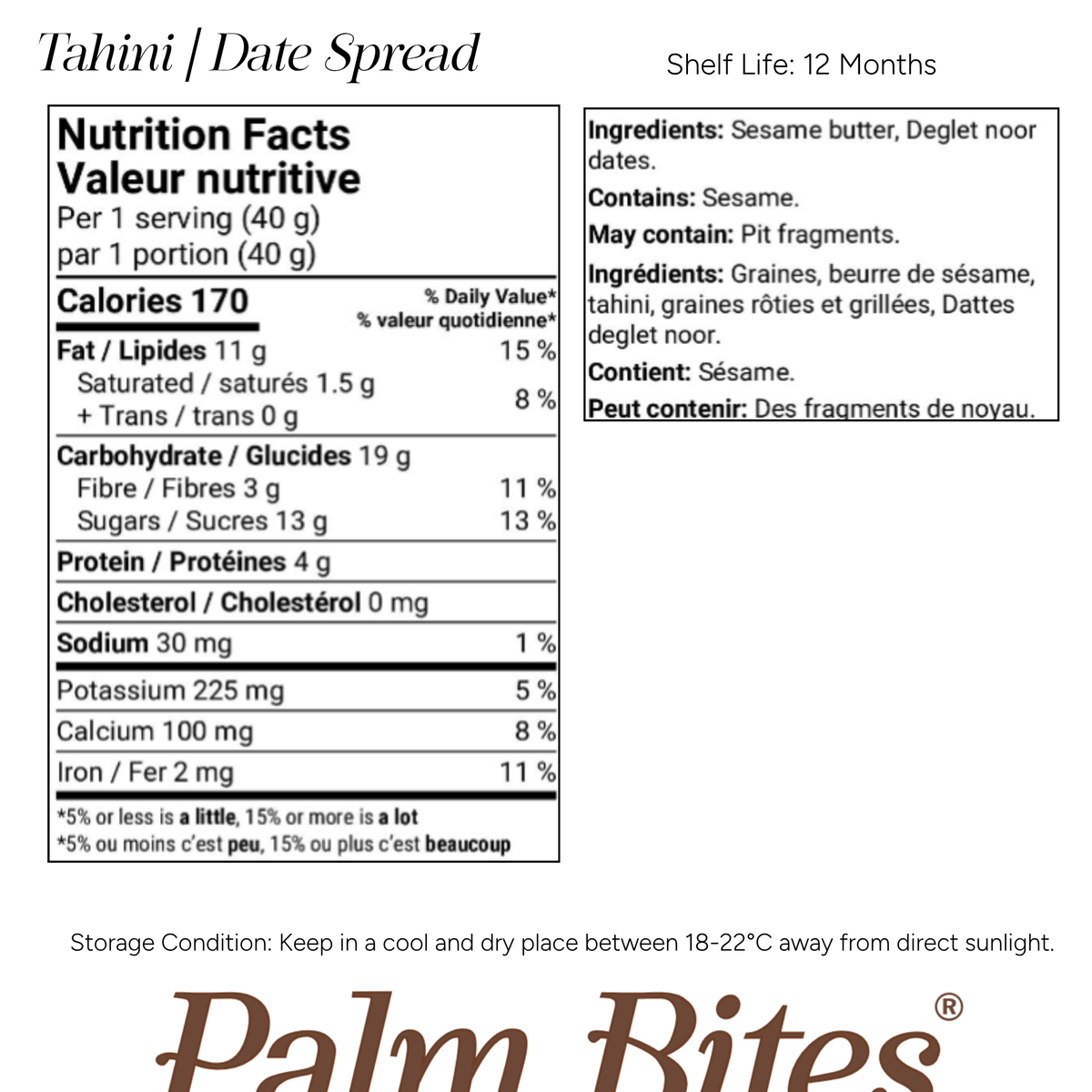 Nutritional information