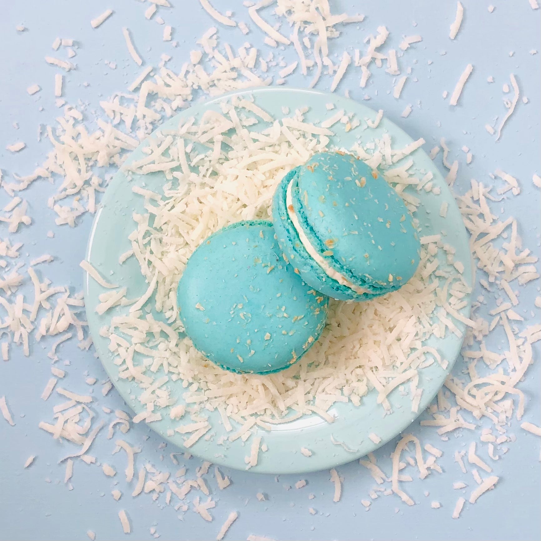 Toasted Coconut Macarons