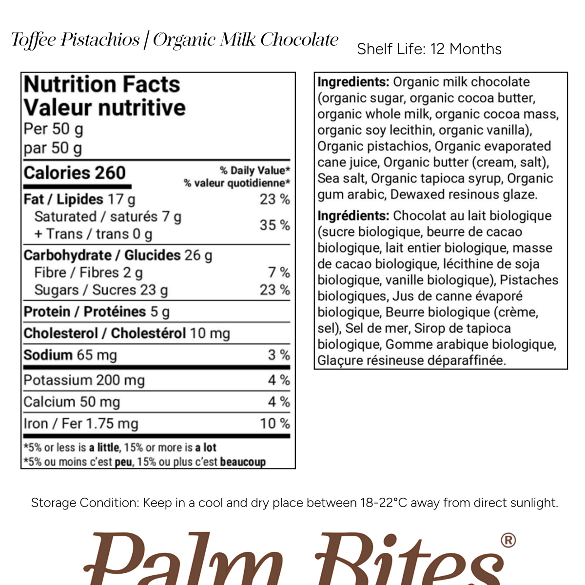 Nutritional information