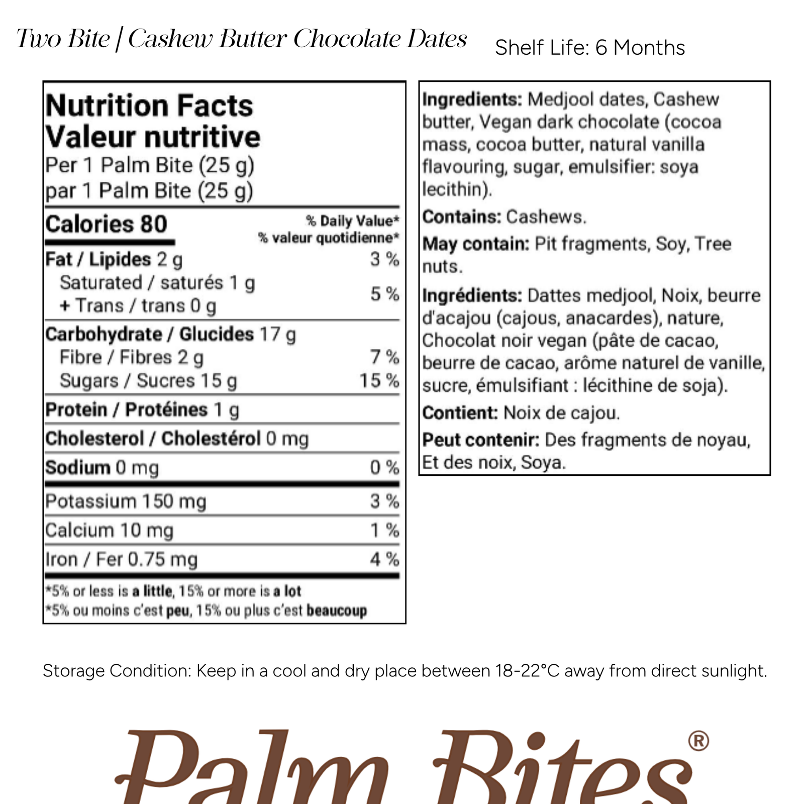 Nutrition facts