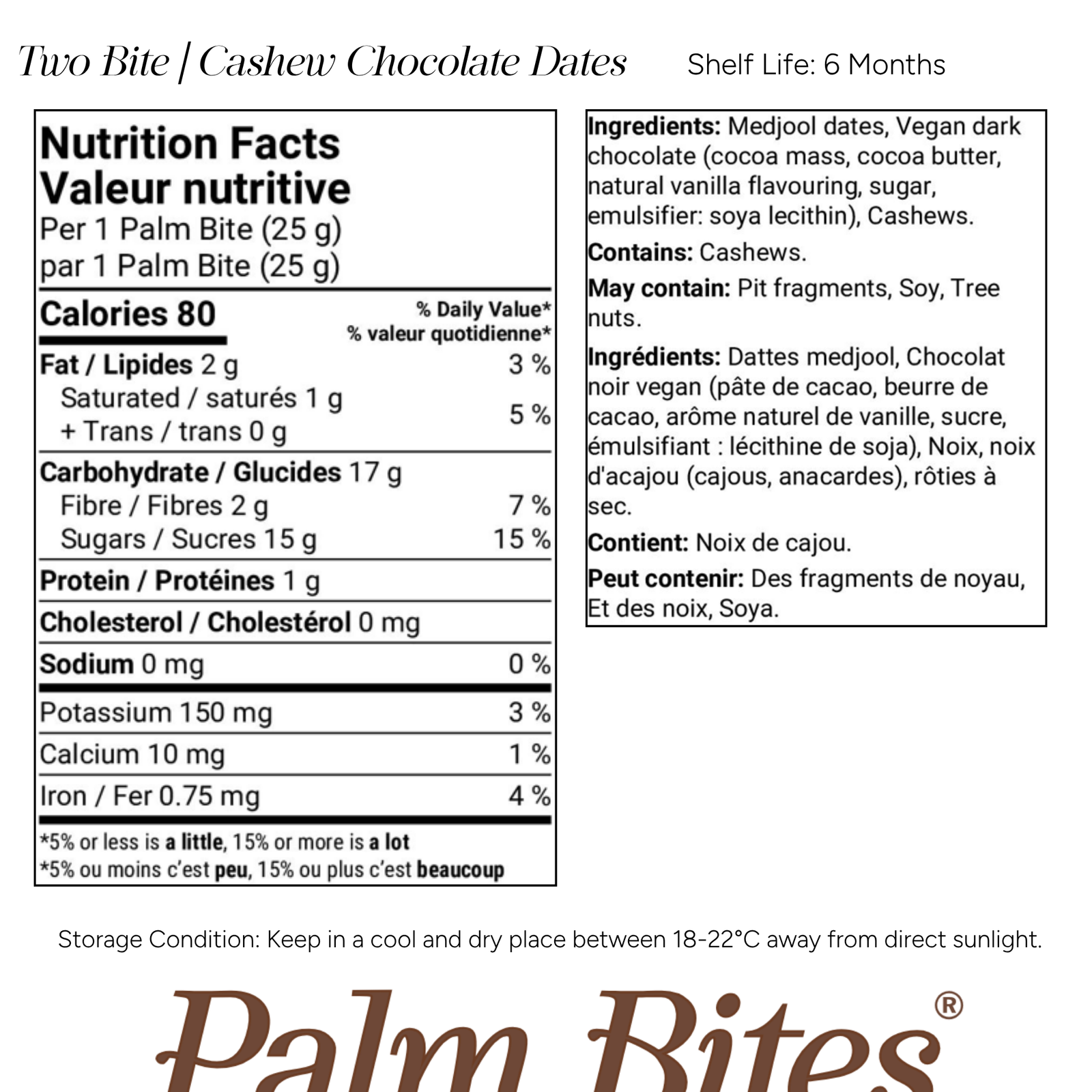 Nutrition facts