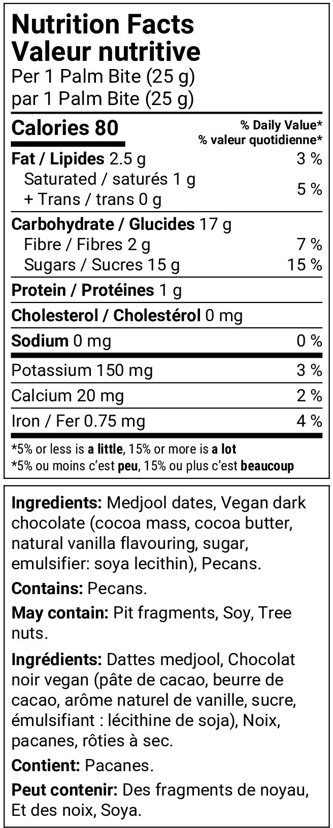 Nutrition facts