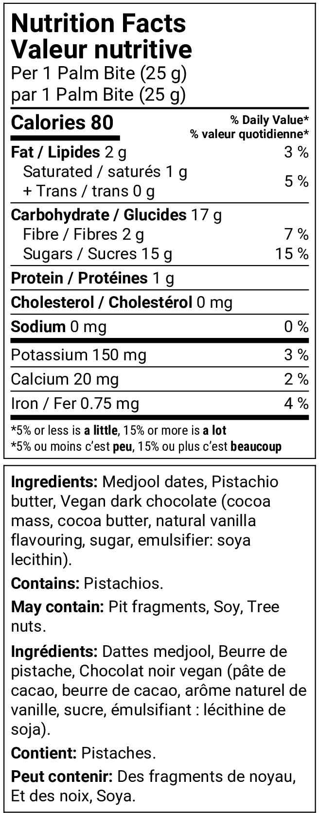 Nutrition facts