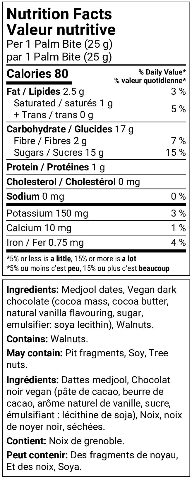 Nutrition facts