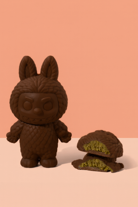 Vegan Labubu Dubai Pistachio Knafeh Chocolate