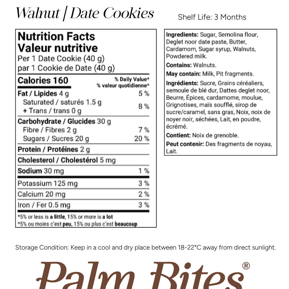 Nutritional information