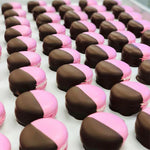 Chocolate Strawberry Macarons
