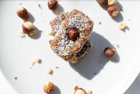 Coconut Roll Dates | Hazelnut