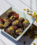 One Bite | Pistachio Palm Bites - Palm Bites® - Chocolate Dates -