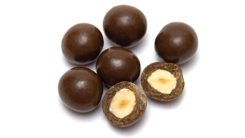 Dark Chocolate Covered Hazelnuts - Palm Bites® - Chocolate Nuts -